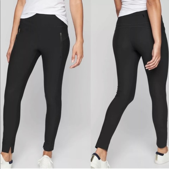 ATHLETA Stellar Tight Legging Pant BLACK BLUE luxe Fabric Leggings Size XS - Picture 10 of 12